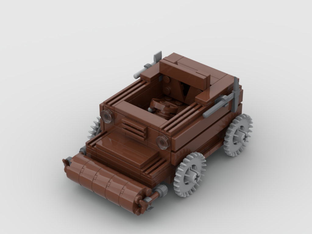 Lego Moc nº10 El Troncoswagen (The Buzzwagon) traserastudio buz