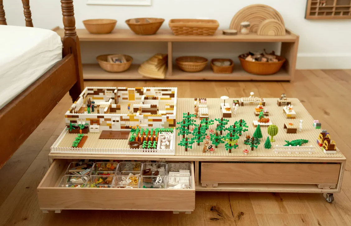 ▷ 4 ideas sobre cómo organizar y almacenar piezas de Lego