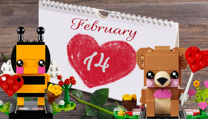Preparando San Valentin para una fan de Lego - elCatalejo
